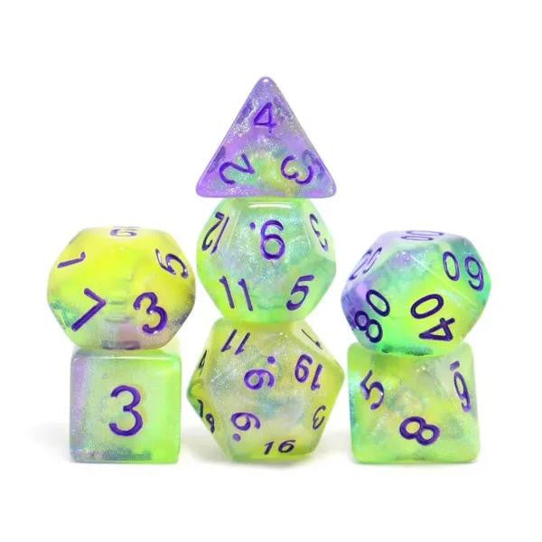 Foam Brain Games Luminescent Jellyfish RPG Dice Set